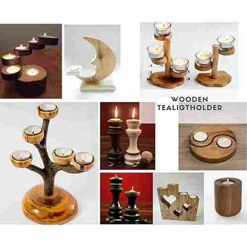 Wooden Tea Light Holder