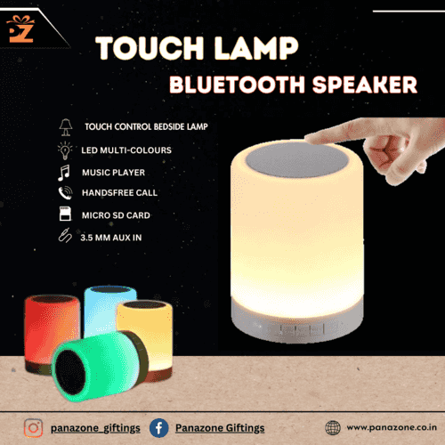 Type - C Led Touch Lamp Bluetooth Speaker
