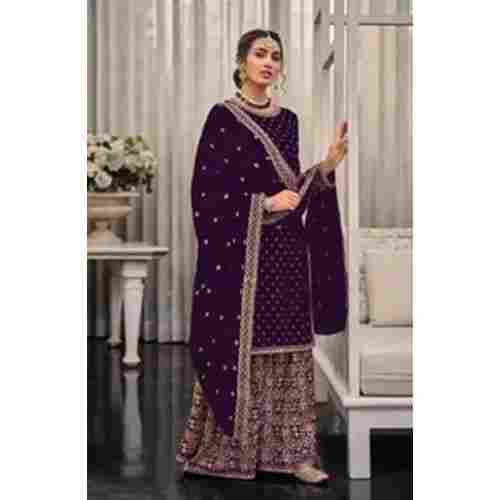 Heavy Embroidery Work Sharara Suit