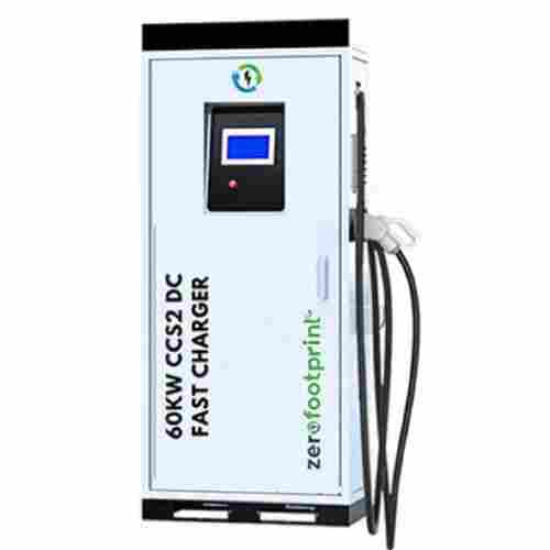 ZeroFootprint 60 kW CCS2 Single Gun DC Fast Charger for Electric Vehicle Charging Station