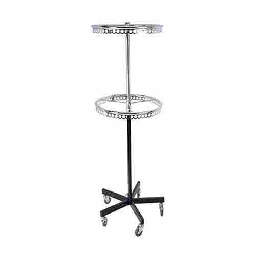 Double Circle Height Hanger Stand