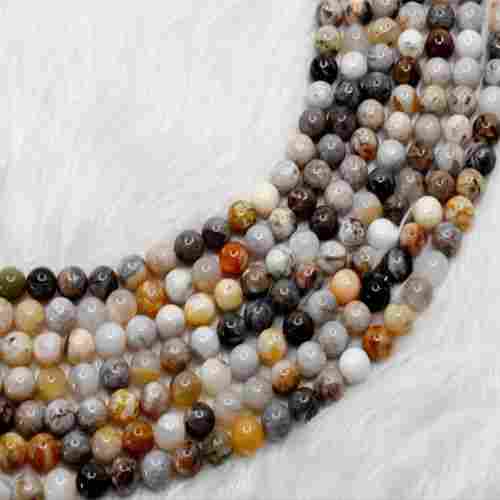 Bamboo Leaf Beads, Round Beads, Natural Beads For Necklace