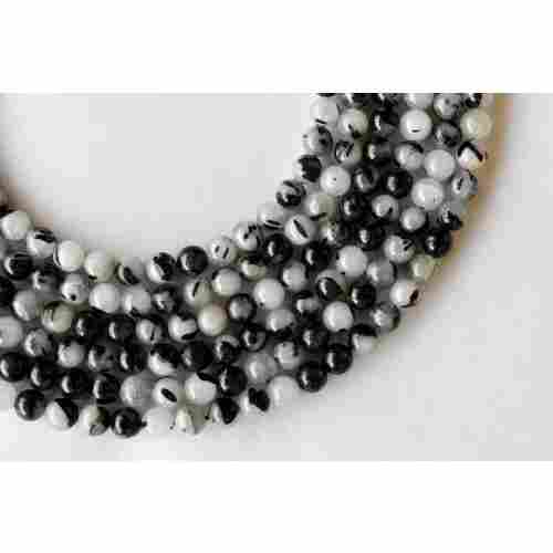 Black Rutile Beads, Beads for Necklace, Ring