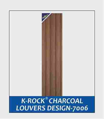 K-Rock Charcoal Louvers Design 7006