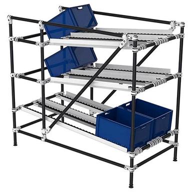 Silver Metal Pipe Joint Racking System
