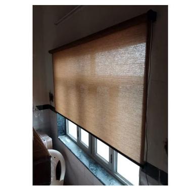 Brown Bamboo Roll Up Blind