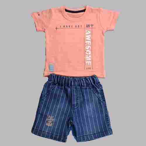 Boys Knit Top and Denim Pant