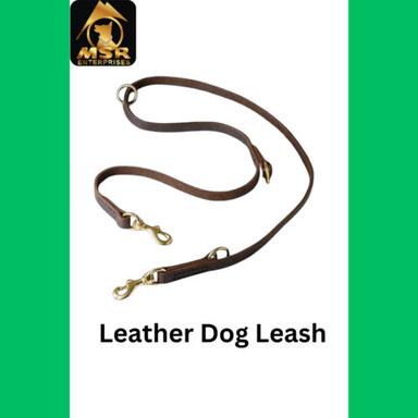 Brown Leather Dog Leash