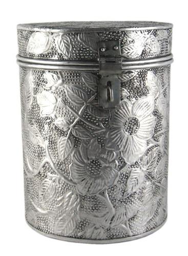 Silver Painted Storage Box