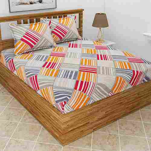 Checked Queen Size Double Bedsheet