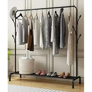 Strong And Durable . 2 Shelves Paint Coated Mild Steel Hanging Rack