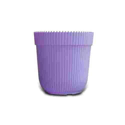 Purple Plastic Flower Pot