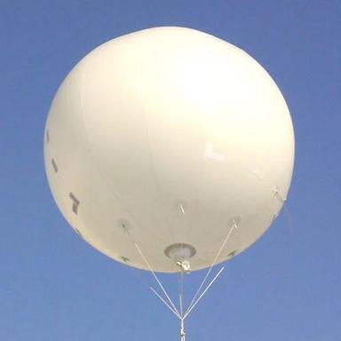 White Inflated Advertising Balloon