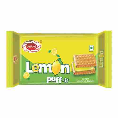 Lemon Puff It Cream Biscuits