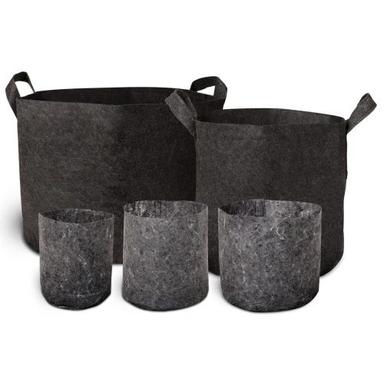 Light In Weight Non Woven Black Grow Bags