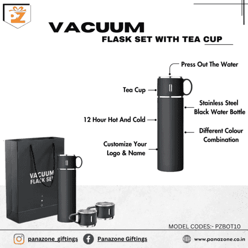 Stainless Steel Flask Set Bottle, Hot and Cold