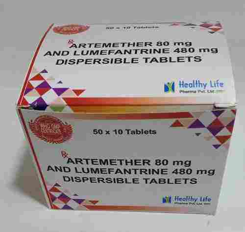 Artemether 80mg + Lumefantrine 480mg tablets