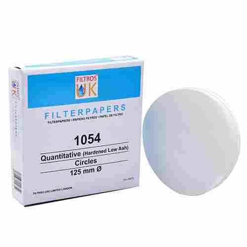 1054 125mm Laboratory Filter Papers Circles