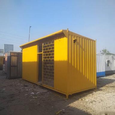 Yellow Galvanized Iron Portable Container Site Offices