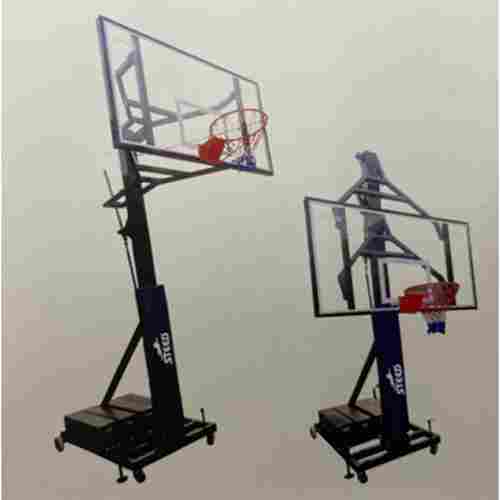 Jm All Rounder Basketball Pole Moveable & Board Adjustable By Jack