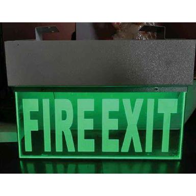 Led Fire Exit Sign Board Dimension (L*W*H): Customised Inch (In)