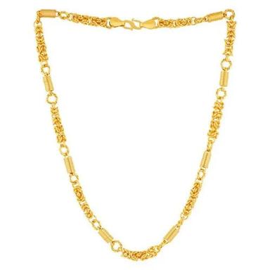Anniversary Gold Plated Rope Chain Stainless Steel Men Chain Necklace
