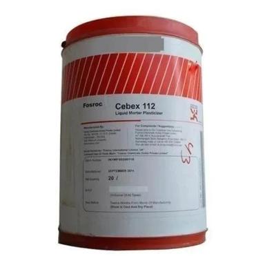 White Fosroc Cebex 112 Liquid Mortar Plasticizer