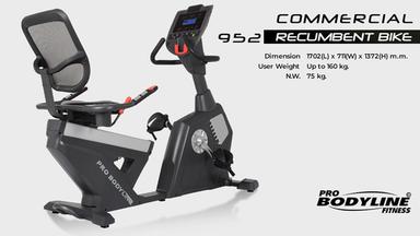 Commercial Recumbent Exercise Bike Application: Tone Up Muscle