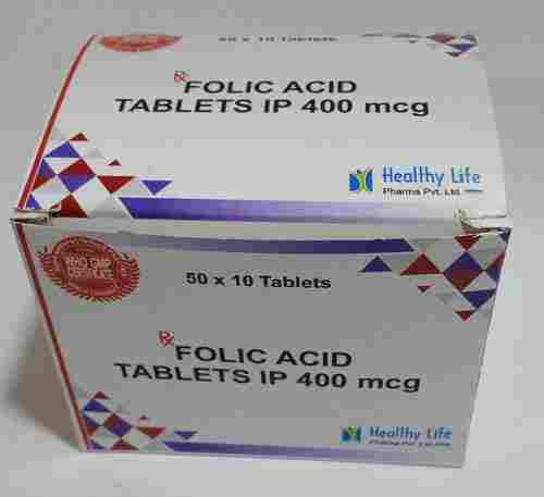 Folic Acid tablet  400 mcg