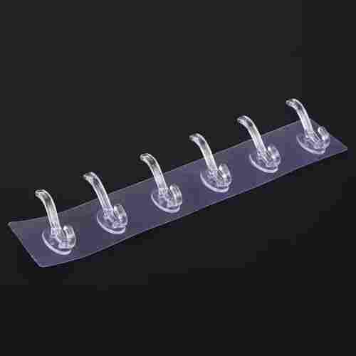 6 ROWS MULTIFUNCTIONAL TRANSPARENT STICKY HOOK