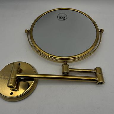 Brass Gold Magnifying Mirror Application: Industrial