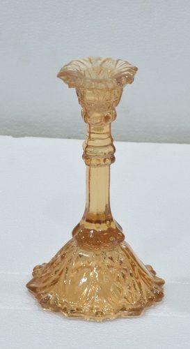 Golden Glass Candle Holder