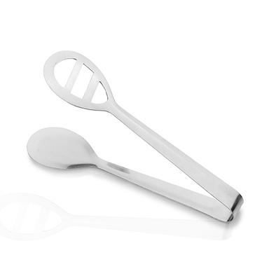 Stainless Steel Oval Salad Slotted Tong