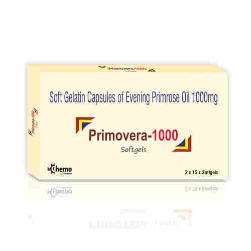 Evening Primrose Soft Gelatin Capsules 1000mg