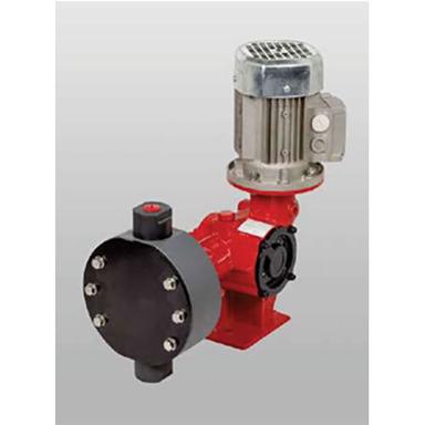 Red Diaphram Dosing Pump Mechanically Actuated