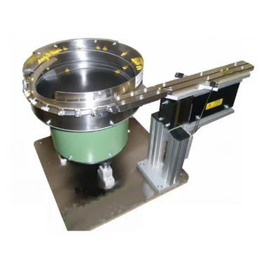 Silver Vibratory Parts Bowl Feeders