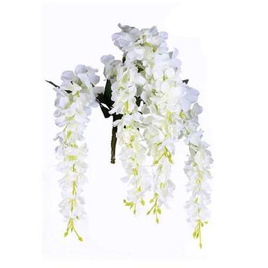 Durable 14 Inch Artificial White Wisteria Wedding Flower