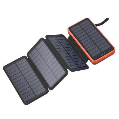 Black Solar Mobile Charger