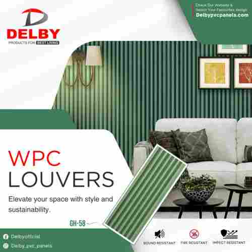 Fluted Louver Wpc Wall Panels - Delby GH Series