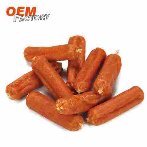 Dried Chicken Sausage OEM Bulk Dog Treats Low Calorie Dog Treats Factory