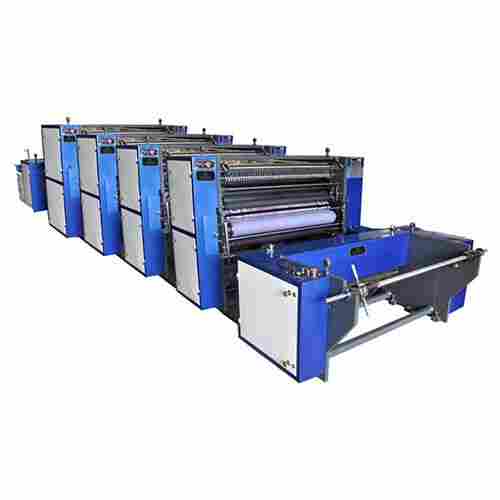 Offset Printing Machine Veriable Reel To Reel Non Woven Fabric and Paper Printing Machine