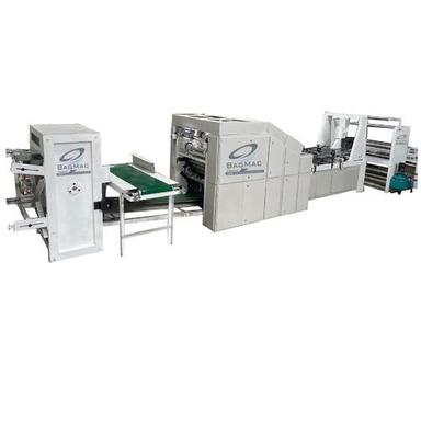 BagMac Square Bottom Paper bag making machine from printed or unprinted roll paper