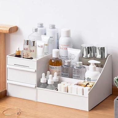 White Makeup Box Organizer