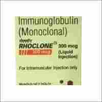 Rhoclone (Anti-D) 150 MCG & 300 MCG (Human Immumoglobulin) Injection