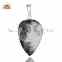 Dendrite Opal 925 Fine Silver Pendant Jewelry Supplier