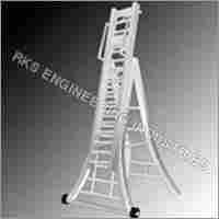 Aluminium Self Supporting Telescopic Ladder