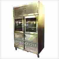 Vertical 4 Door Refrigerator Deep Freezer