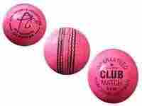 APG Leather Pink Cricket Ball Made up of Leather