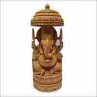 Wooden Carved Ganesha