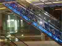 Escalator Glass Cladding Works